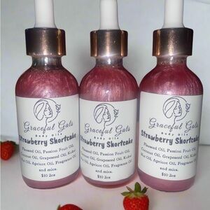 Strawberry Shortcake Body Oil - Pink